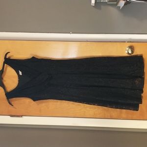 Black lace dress